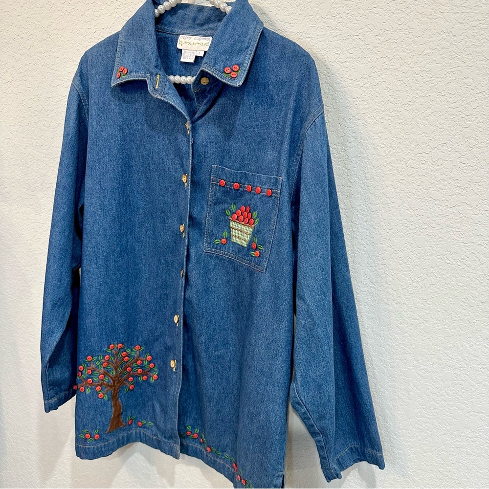 Candow Look Camicia Uomo In Cotone – Lavorata Con Ricamo – Vintage Lavoro – Colore Nero – Taglie S-XXL